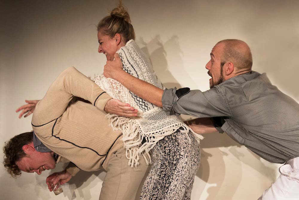 Hucke, Lehner und Baboi in Gott des Gemetzles im Theater am Sachsenring Köln